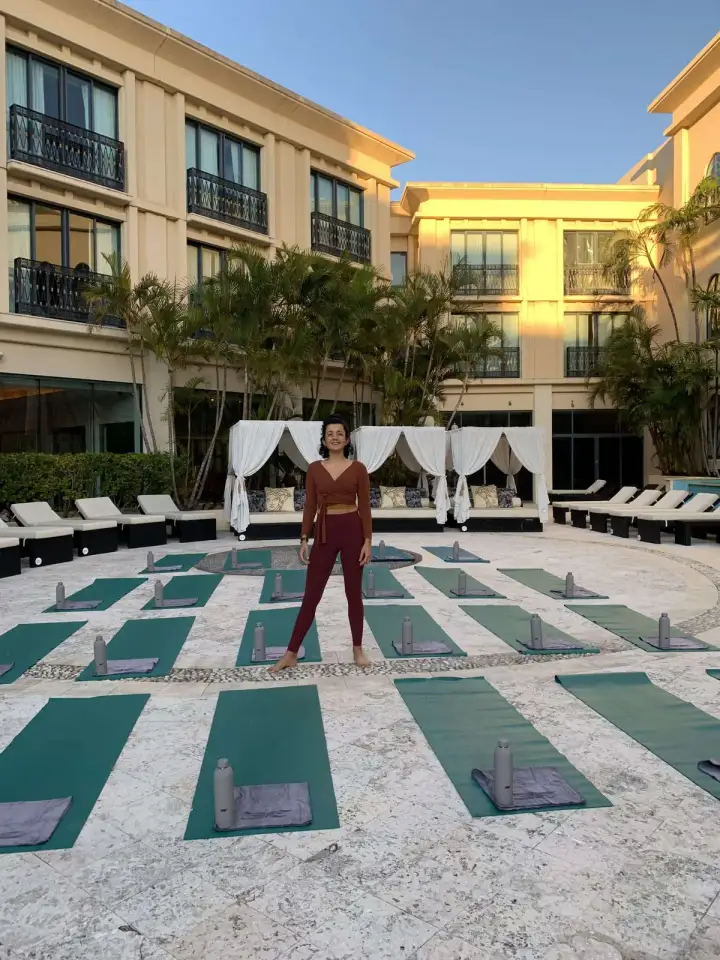 Outdoor yoga Gold Coast